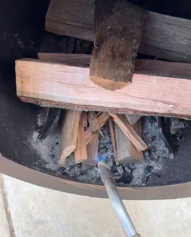 Firing a Small Block on split white oak